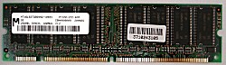 128 MB SD-RAM, PC100 PC133