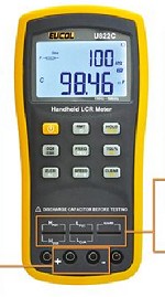 100kHz Przisions Hand LCR meter U822C ,ESR, USB, ACCU, Fehler 0,1%