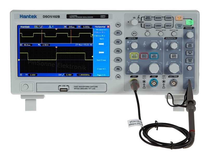 Hantek DSO5062B DSO5102B DSO5202B, Window Zoom