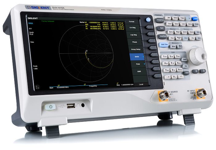 SiglentSVA1015X Spektrumanalysator 9kHz-1,5GHz mit 10.1 Touchscreen TFT