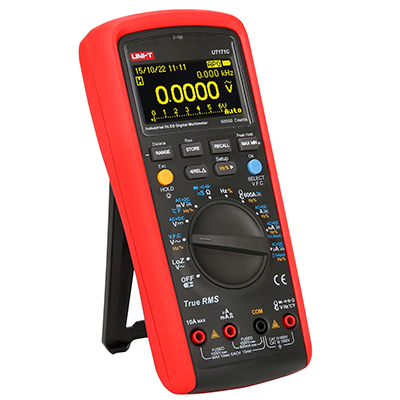 uni-t ut171c TRMS Multimeter mit Oled Display und 60.000 Counts  auf Aufklappstnder