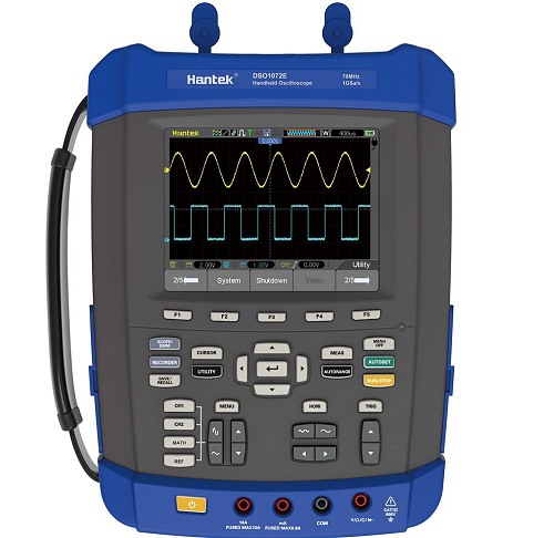 Hantek DSO1102E 100MHz 1GSA 2Mponits IP65 Scopemeter Recorder 100 MHz Scopemeter HANTEK DSO-1102E 2CH