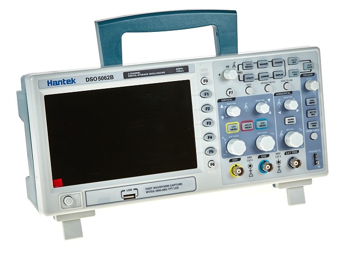 Hantek DSO5062B 2CH 60MHz 1Mpoints DSO mit 7TFT USB IO günstig intuitiv 60MHZ Digital Speicher Oszilloskop Hantek DSO5062B