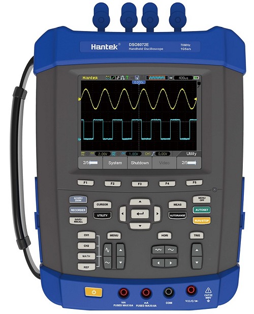 Hantek DSO800E Serie DSO8072E DSO8102E 6in1 Scopemeter DSO DMM FFT Counter gENERATOR 100 MHz Scopemeter HANTEK DSO-8102E 2CH + Generator