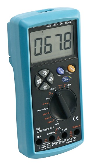 MC-CHECK DM-303 Auto Range Digital Multimeter mit USB I/O 6000 DIGITS