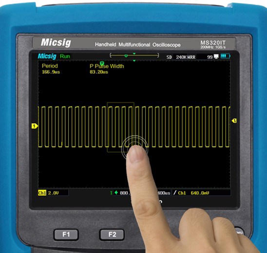 Micsig MS310IT MS320IT Signalzoom ber Touchscreen