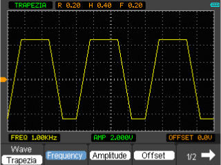 Hantek DSO8060 Signalgeneratoreinstellung