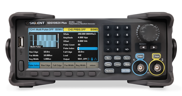 Siglent SDG1022X PLUS Arbitrary Signal Generator bis 1GSA/s 8Mpoints 16bit bis 25MHz