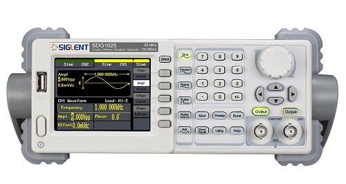 Siglent SDG1025 Arbitrary Signal Generator 125MSA/s 16kpoints 14bit