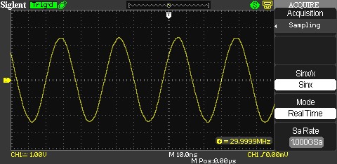 Siglent SDS1102CML Erfassungsmen