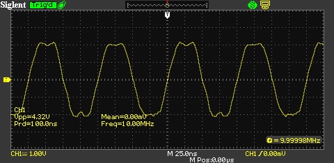 Siglent SDS1102CML nach Autoset Seitenmen off