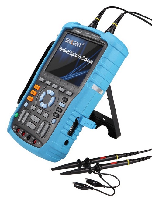 Siglent SHS806 SHS810 SHS800 Serie mit 2 Tastköpfen USB offen Scopemeter mit drei Recorder Betriebsarten 100 MHz Scopemeter Siglent SHS810 2CH 2Mpoints und Recorder
