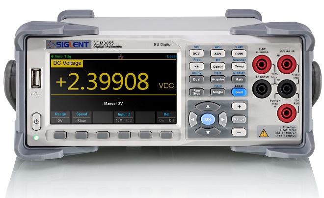 Siglent SDM3055-SC 5 1/2 Stellen Przisions-Tischmultimeter 100KHz True RMS USB LAN