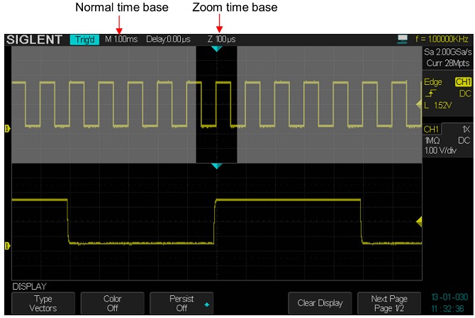 Siglent SDS2304 SPO Digital Speicher Oszilloskop Zoom