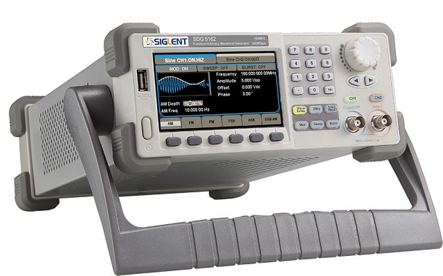 Siglent SDG5162 DDS 14bit 160MHZ 16k und 512kpoints Signalgenerator Siglent SDG5162 Arbitrary Signal Generator 2CH 500MSA 16+512kpoints USB IO