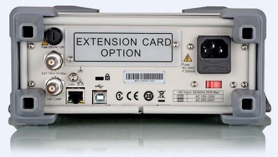 Siglent SDM3045 Rckseitenansicht mit usb lan Sicherung