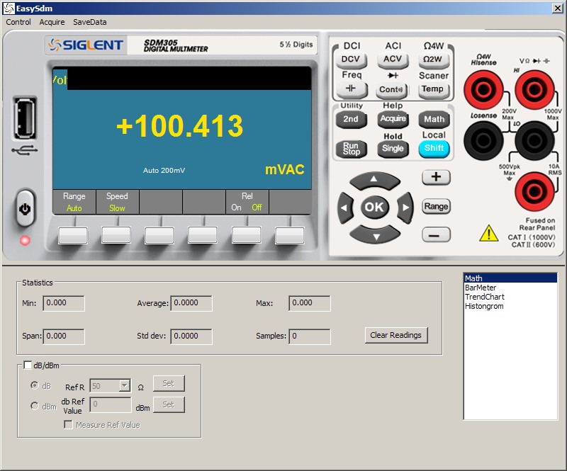 Siglent SDM3055 PC Software VAC