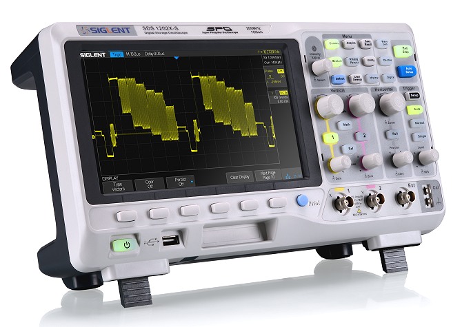 Siglent SDS1102X & SDS1000X Serie Oszilloskop schr?g von der Seite