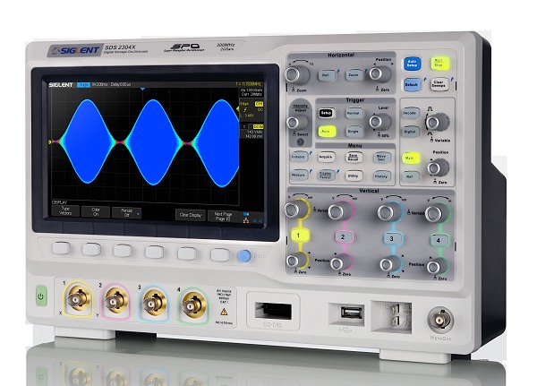 200MHZ Siglent SDS2204X 4CH Digital Speicher Oszilloskop 8TFT 140Mpoints