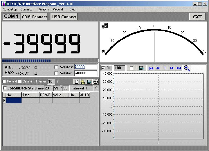 UT71E PC Software