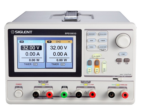 Profi Labornetzgert Siglent SPD3303S 2x30V/2x0-3A +5V/3A USB I/O Software Auflsung 1mV 1mA