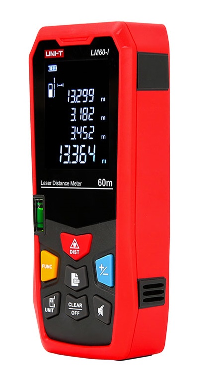 LM70 PRO Uni-T LASER Distance Meter 0-70m mit zwei Wasserwaagen !!