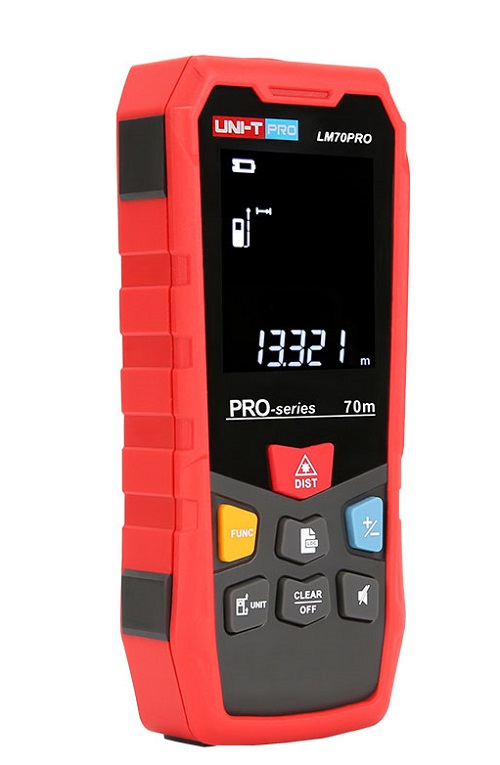 LM70 PRO Uni-T LASER Distance Meter 0-70m mit zwei Wasserwaagen !!