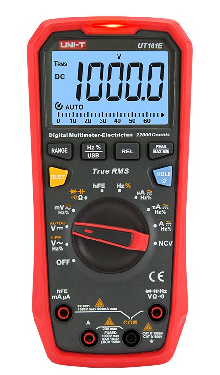 Uni-T UT161E 10kHz TRMS Multimeter mit CE und GS USB