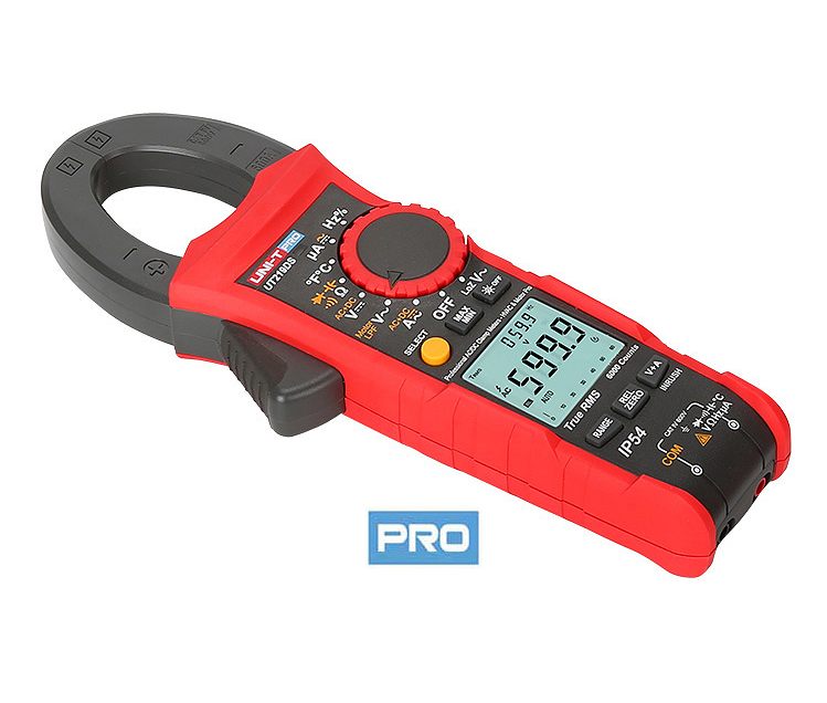 Uni-T UT219DS 30mm  IP54 indooe outdoor  DC AC Strom Zangenmultimeter seitlich