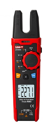 Uni-T UT256A 200A AC Fork Meter Stromzangen-Multimeter Digital Clamp Multimeter