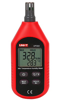 Uni-T UT333 -10°C to 60°C Temperatur und Luftfeuchtemessgerät UNI-T UT333 Mini Thermometer & Luftfeuchtemessgerät