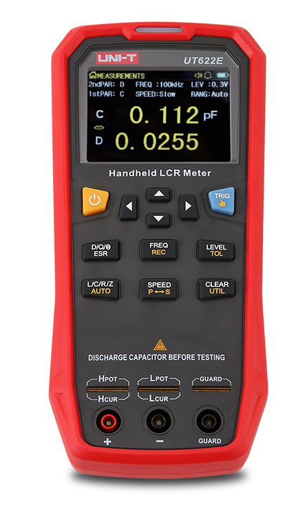 Uni-T UT622E 100Hz-10kHz 4 Leiter Przisions LCR Meter Basisfehler <0.1% von vorn, erklrt von pinsonne-elektronik.de