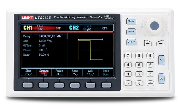 Uni-T UTG962E, UTG932E 60 oder 30MHZ DDS Signalgenerator Uni-T UTG932E 2CH DDS Arbitrary Signal Generator 14bit
