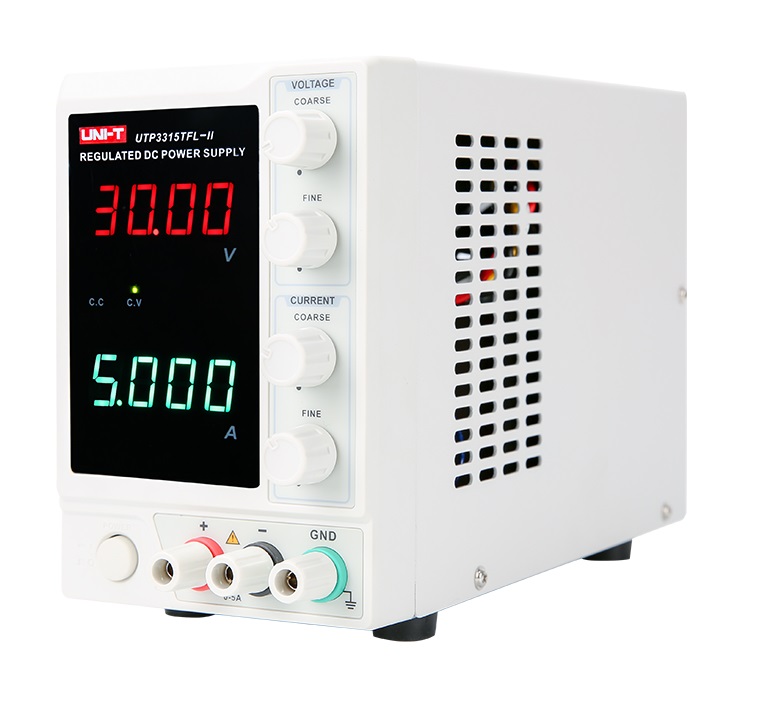 Uni-T UTP1305 0-32V 0-5A dc regulated power supply front view
