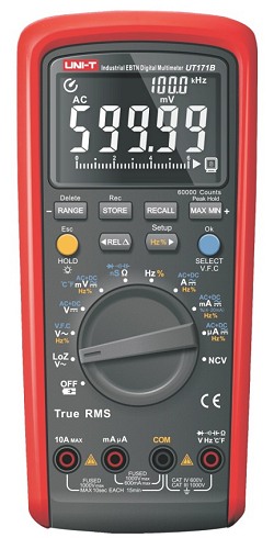 Przisions Multimeter UNI-T UT171B EBTN Display USB I/O