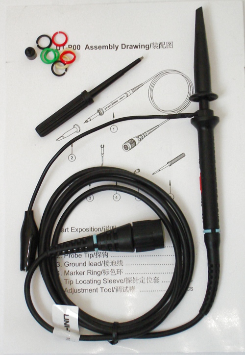 Tastkopf (Probe) für Oszilloskope UT-P03 60 MHz