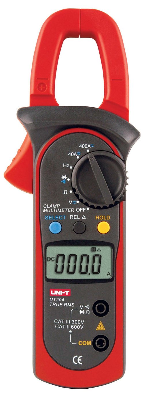 Uni-T UT204 DC AC TRMS Stromzangen Multimeter fr 0-40.00A oder 0-400.0A , 4000 Counts