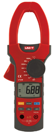 Uni-T UT208 TRMS Stromzangen-Multimeter Digital Clamp Multimeter