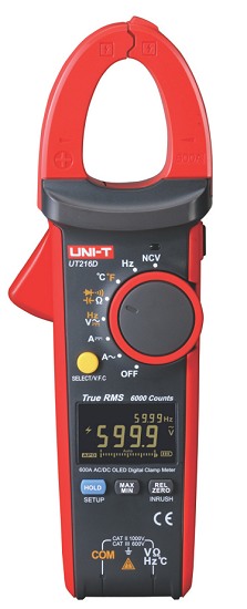 Uni-T UT216D TRMS OLED Stromzangen-Multimeter Digital Clamp Multimeter