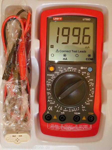 Uni-T UT58D 2000Digit DMM+LCR Meter Foto