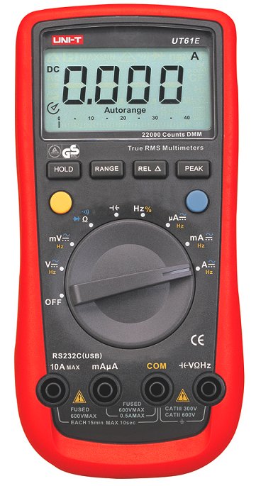 Uni-T UT61E 10kHz TRMS Multimeter mit CE und GS USB