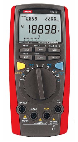 100kHz TRMS UNI-T UT71E Przisions-Multimeter + Leistungmessadapter USB I/O