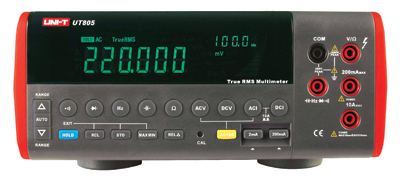 UNI-T UT805A 51/2 Stellen Präzisions-Tischmultimeter 100KHz True RMS RS232/USB