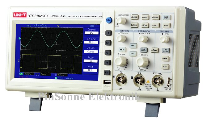 50MHZ Digital Speicher Oszilloskop UNI-T UTD2052CEX NEW