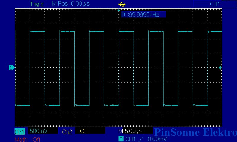 Uni-T UTD2102CEX UTD2052CEX 100kHz Rechtecksignal