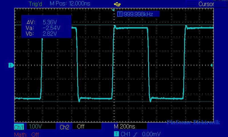 Uni-T UTD2102CEX, UTD2052CEX Cursor Spannungsmessung