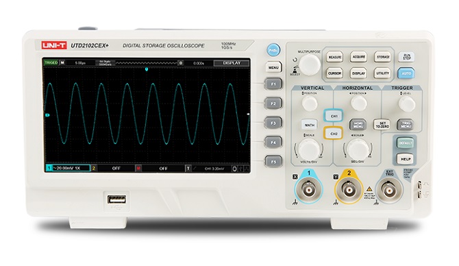 200MHZ Digital Speicher Oszilloskop UNI-T UTD2202CEX+