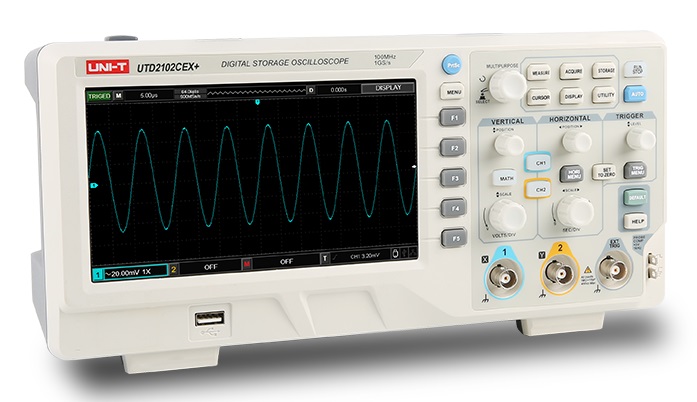 Uni-T UTD210CEX+ UTD2202CEX von vorn