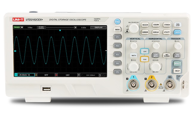 Uni-T UTD210CEX+ UTD2202CEX von vorn