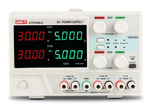 Uni-T UTP3305-II Labornetzgert 2x32V/2x0-5A + 1x 5V /3A max